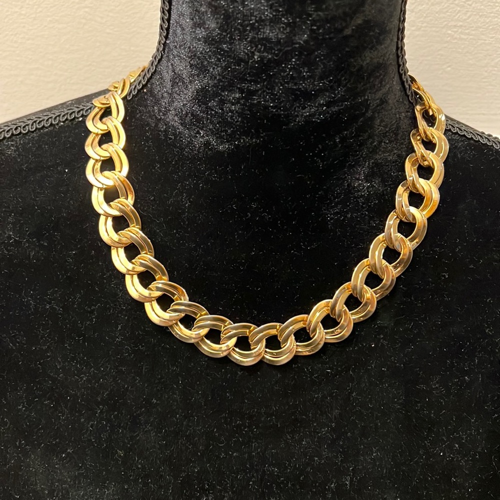 Chunky Gold  Tone Necklace
